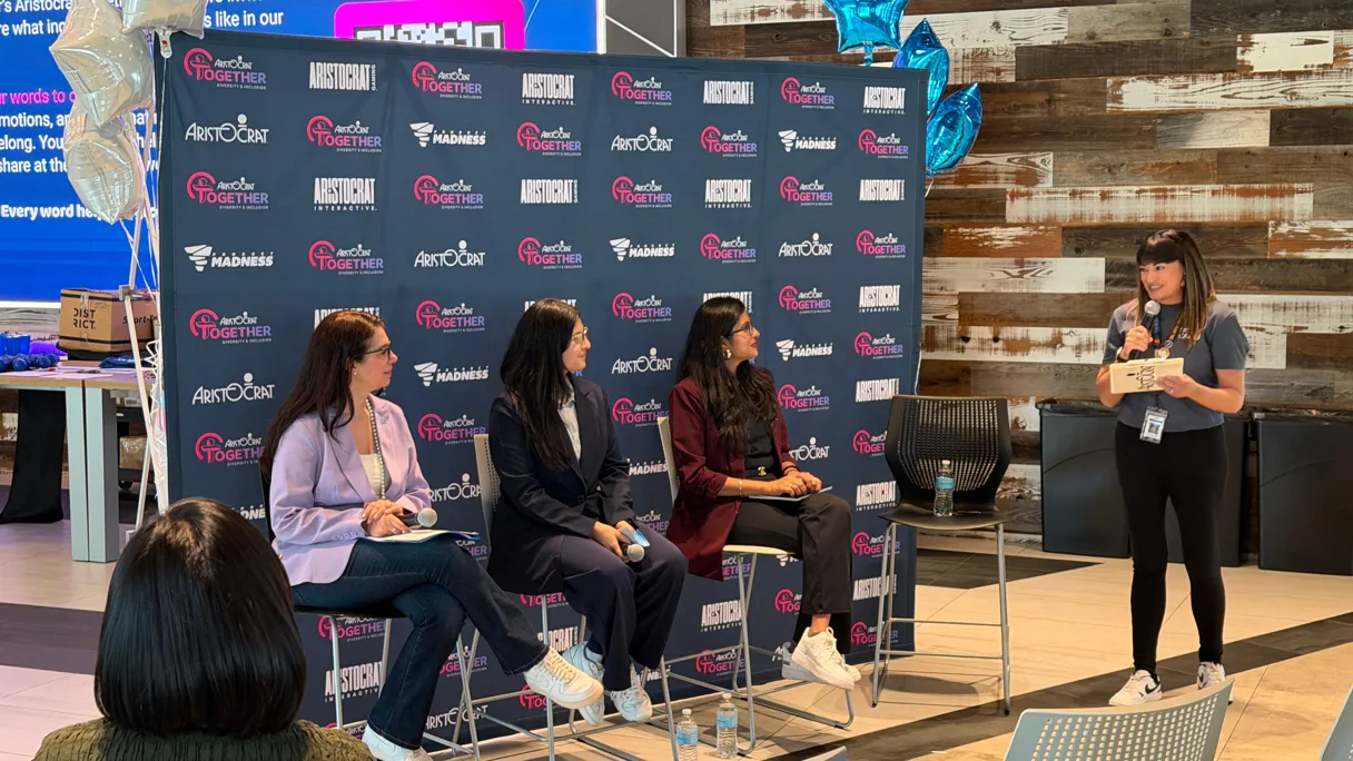 Panel discussion on diversity and inclusion with four speakers