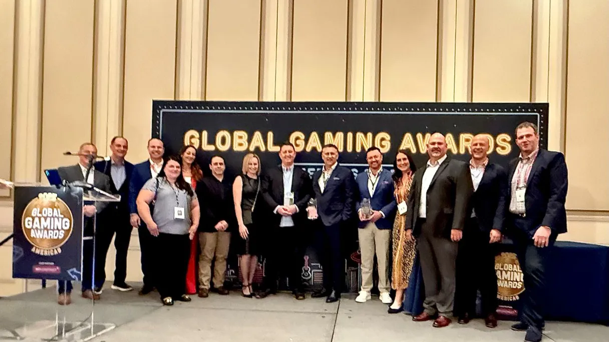 Group photo at the Global Gaming Awards event